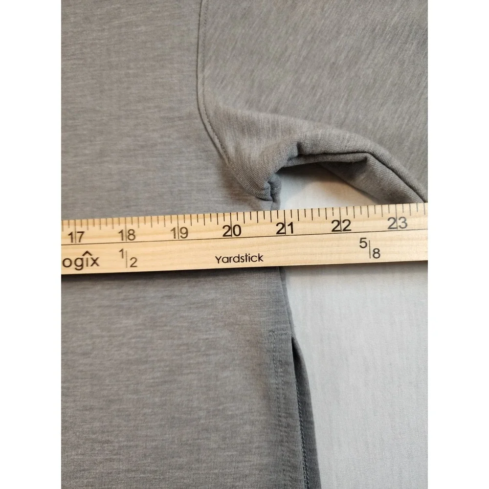 Nike Yoga Dri-FIT Hoodie‎ Womens Small Gray Pullover Sweatshirt CZ9148-063